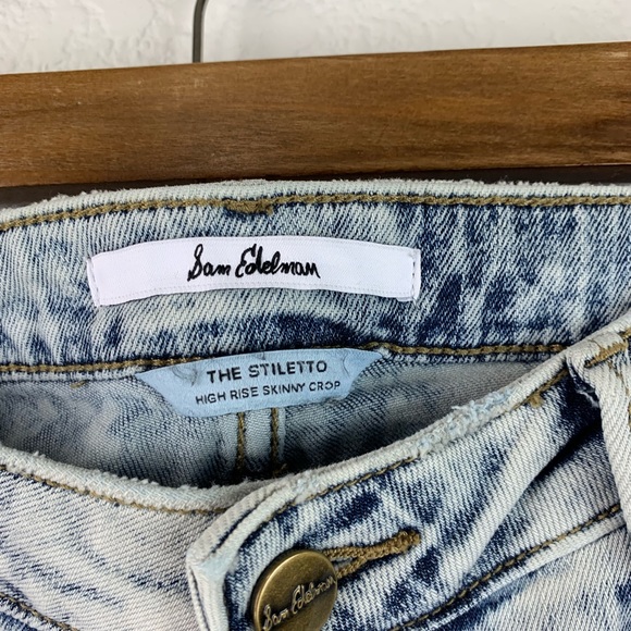 Sam Edelman The Stiletto High Rise Skinny Crop - Picture 5 of 5